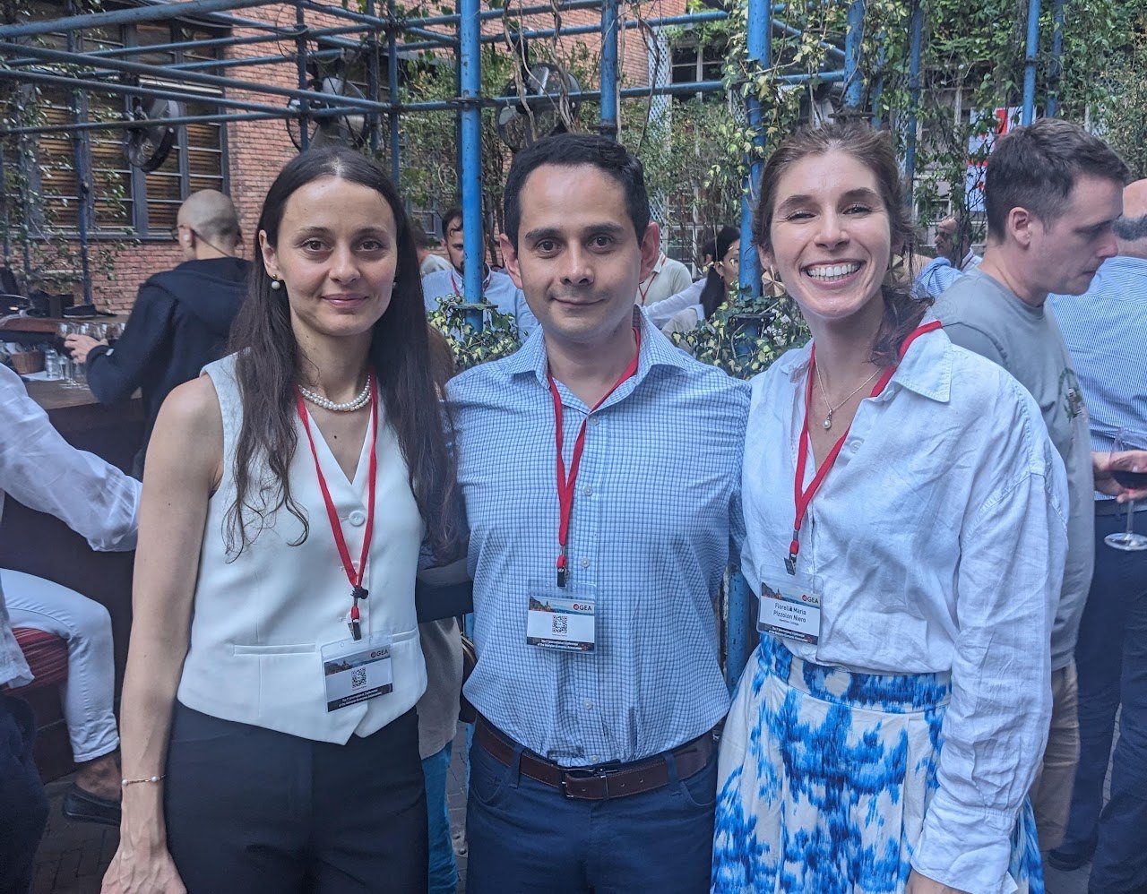 First International Conference of the Georgian Economic Association. Here with my colleagues and friends Ia Vardishvili and Miguel Mascarúa.