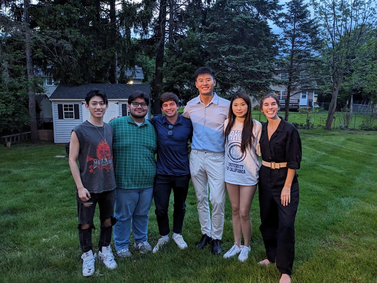 End of a great semester with my Honors Thesis students, Daniel Zhang, Josue Herrera Rivera, Jack Jee, Brian Hu, and Athenia Li.