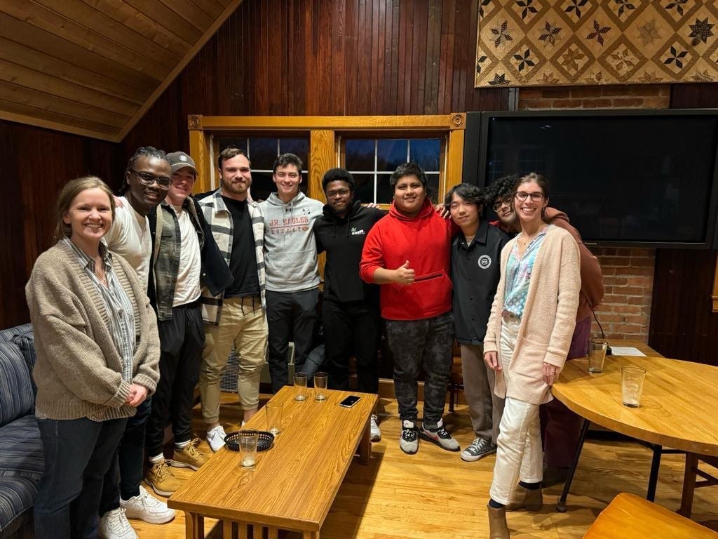 End of my first semester at Hamilton College with some of my colleagues and students.