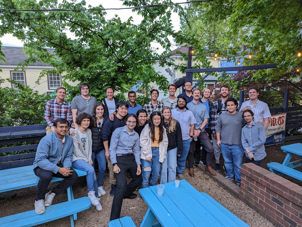 End of the academic year with graduate students from the Economics Department at the University of Virginia.